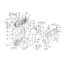 Carter moteur Kymco MXU 150