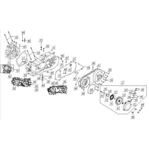 Carter moteur Kymco MXU 300R