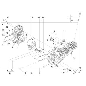Carter moteur GTS 125 IU