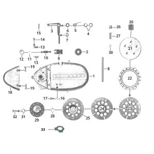 Cache carter Zundapp C50 Sport 517-21L0