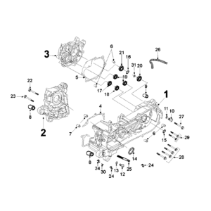 Carter Peugeot Django 125 Allure E3 2014-2017