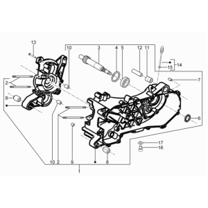 Carter Piaggio Typhoon 50 2 temps Euro 3 2011