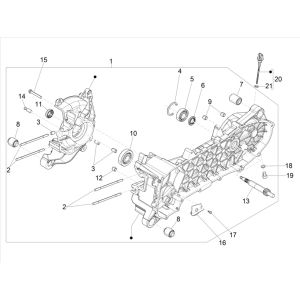 Carter Vespa Primavera 4 temps 3V (Euro5 injection IGET)