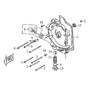Carter droit Vom Bella 125cc