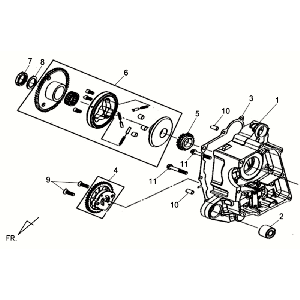 Pompe à huile Sym Allo GT (WH006 S882U) argent blanc