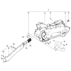 Carter moteur Piaggio Liberty 4 temps
