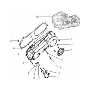 Capot moteur Generic Xor competition 2009 2 temps