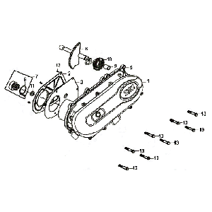 Cache carter Sym Symphony (BK5560) noir