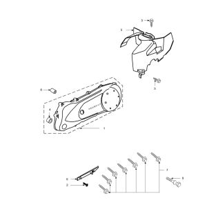 Carter moteur Peugeot Speedfight 2 LC E2 2 temps-partsproduct-Carterdeksel-Peugeot-Speedfight-2-LC-E2-2-Takt