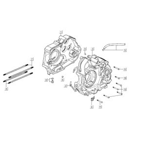 Pièces de carter Kymco K-Pipe 125cc