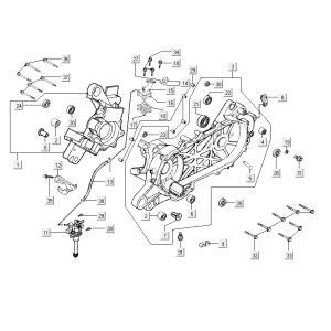 Pompe à huile Kymco Yup 2t ac blue