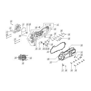 Carter 1 Kymco Super 8 Street 4 temps bleu