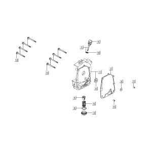 Carter 2 Kymco Super 8 Street 4 temps bleu