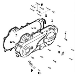 Carter GY6 10 (EURO 4 ; après 2018)-Carterhelft GY6 10 (EURO 4 na 2018) e tm k