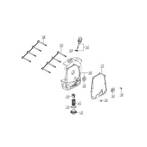 Carter d'huile Kymco People S 4 temps noir