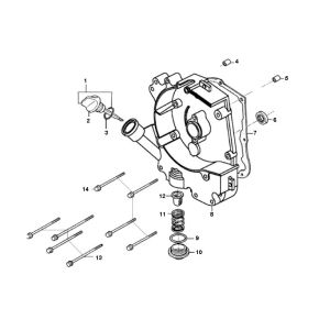 Carter moteur droit Senzo RivaLux S 4 temps