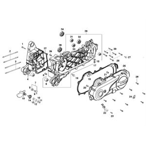 Demi-moteur Rover Fs3 4 temps