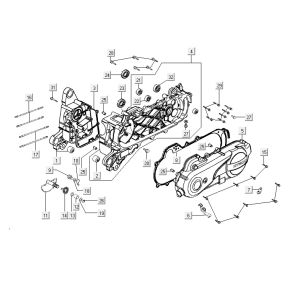 Moteur à carter Kymco Vitality 4t ac anthracite