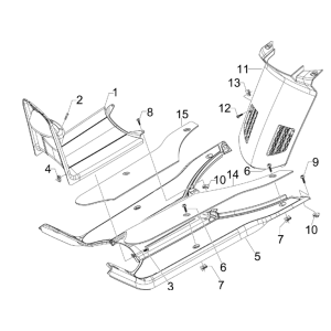 Marchepied - MarchepiedPiaggio NRG Power 50 2 temps LC Euro 4