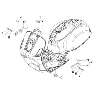 Châssis/cadre Vespa GTV 250 4T 4V IE