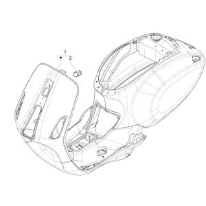 Châssis/cadre Vespa Primavera 125 4T 3V IE ABS