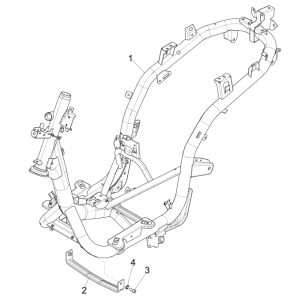 Châssis/châssis Piaggio Medley 150 4T IE ABS E4 2016-2020 (EMEA)
