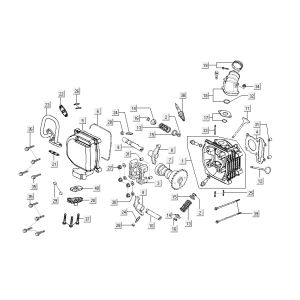 cylindre Kymco Sento 4 temps rose
