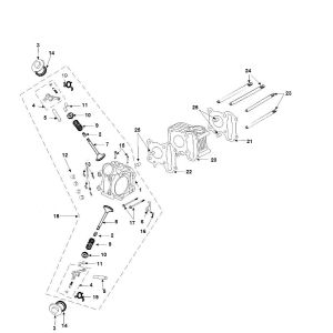 Cylindre Peugeot Vivacity 3 4 temps