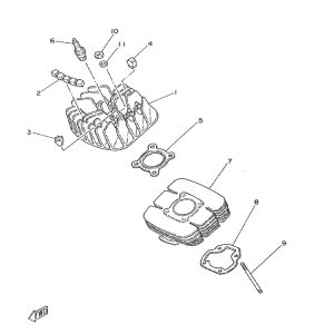 Cylindre Yamaha DT-50 MX