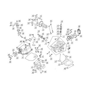Culasse Kymco MXU 300R