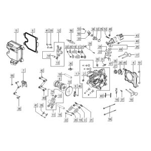 Culasse et cache culasse Kymco Downtown 125i