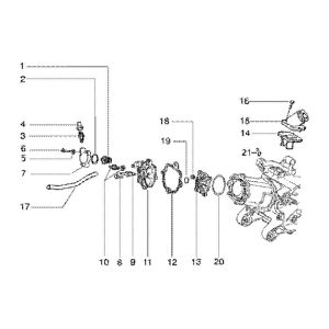 Culasse Gilera Runner 180cc FXR 2 temps