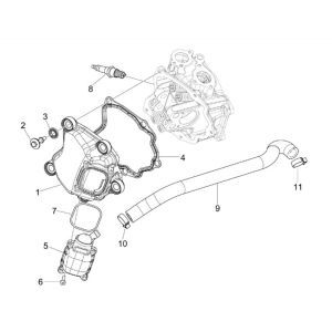 Couvre culasse GTS 125 IE