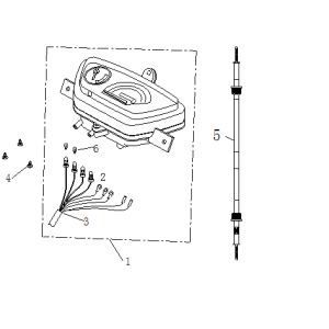 Cockpit-Teller AGM Ape50 blanc