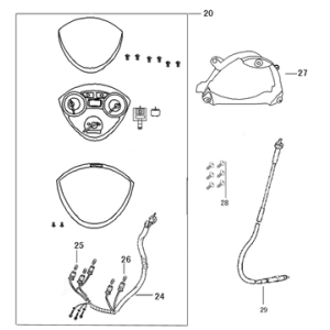 Teller de cockpit Senzo RivaLux S bronze