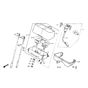 Poste de pilotage de la Honda MB50