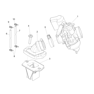 Carburateur complet Piaggio NRG Power DD 2007-2017