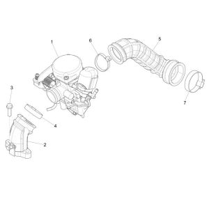 Carburateur Vespa Primavera 25 km 4 temps 2 soupapes