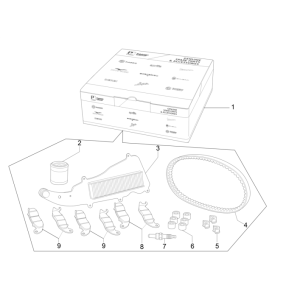 Kit d'entretien complet Piaggio MP3 300LT Sport 2009-2014