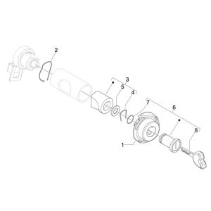 Commutateur d'allumage Vespa S 25 km 4 temps 2 soupapes