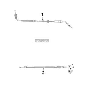 Controls and cables Peugeot Tweet 125i E5 FL 2023-2025