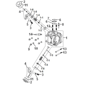 Culasse Sym Symphony ST 50 E5