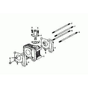 JOINT DE POCHETTE/JOINT DE POCHETTE/JOINT DE PIED Sym Orbit II Euro 4 gris mat