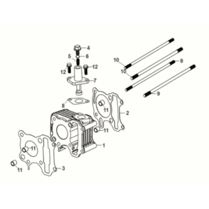 Cylindre Sym Mio 50I E5