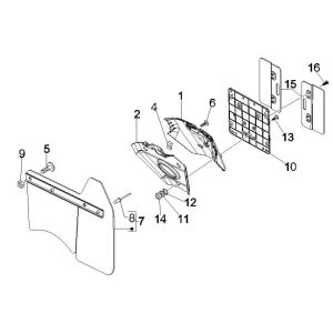 Housses Career - Bavette garde-boue Vespa GTV 250 4T 24V IE