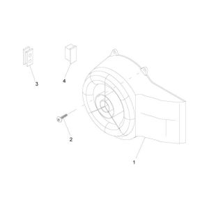 Cache volute Vespa LXV 2 temps