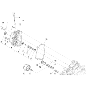 Couvre volant magnétique Piaggio MP3 300LT Sport 2009-2014