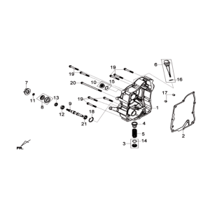 Capot droit Sym Joymax 125I ABS