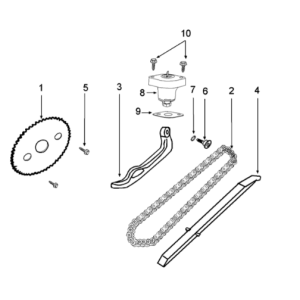 Distribution Peugeot Django 125 EFI E4 2018-2020