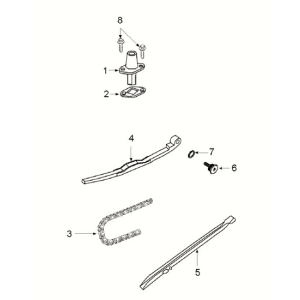 Chaîne de distribution - Guide-chaînes Peugeot Django 4 temps Euro 5